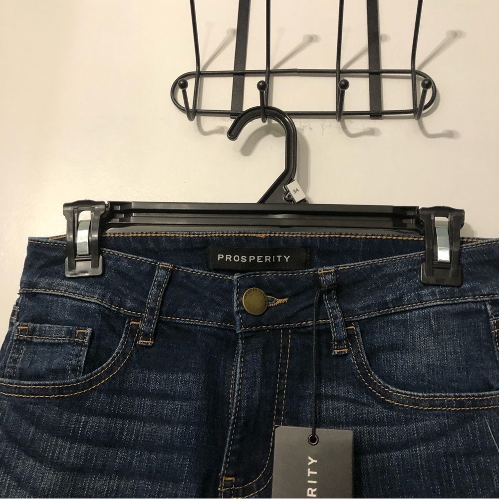 Prosperity Dark Blue Women's Skinny Jeans - Picture 6 of 7